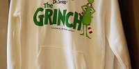 グリンチ白パーカー（S~XL）| キャステル | CASTEL ディズニー情報