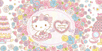 ハローキティ生誕45周年アニバーサリーイベントイラスト| キャステル | CASTEL ディズニー情報