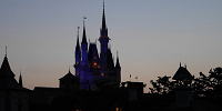 夕暮れのシンデレラ城| キャステル | CASTEL ディズニー情報