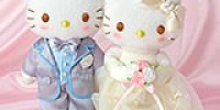 ハローキティ&ディアダニエル ウエディングドール(パール)| キャステル | CASTEL ディズニー情報