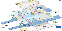 ユニバーサルシティ駅構内図| キャステル | CASTEL ディズニー情報