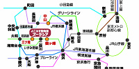 主要な駅からのアクセス方法| キャステル | CASTEL ディズニー情報