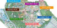 2019年のディズニーランドの地図| キャステル | CASTEL ディズニー情報