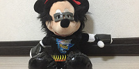 ロックンローラーミッキーぬいぐるみ| キャステル | CASTEL ディズニー情報