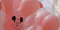 ピンク色のミッキー風船| キャステル | CASTEL ディズニー情報