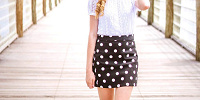 ドットスカートコーデ| キャステル | CASTEL ディズニー情報