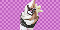クロミの黒コーンソフト| キャステル | CASTEL ディズニー情報