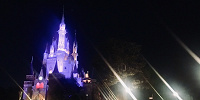 ライトアップされたシンデレラ城| キャステル | CASTEL ディズニー情報