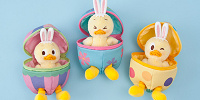 うさピヨぬいぐるみバッジ| キャステル | CASTEL ディズニー情報