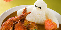 ベイマックス・カレー（スパイシー手羽先ギョウザ＆チキン）| キャステル | CASTEL ディズニー情報