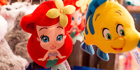 アリエル＆フランダーぬいぐるみバッジセット| キャステル | CASTEL ディズニー情報