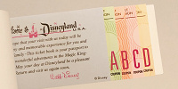 アナハイムディズニーランド復刻チケットブック| キャステル | CASTEL ディズニー情報