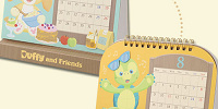 ダッフィーカレンダー（卓上タイプ）| キャステル | CASTEL ディズニー情報
