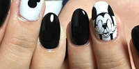 ディズニー感ナンバー1！ミッキーシルエットネイル| キャステル | CASTEL ディズニー情報