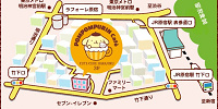 ポムポムプリンカフェ地図| キャステル | CASTEL ディズニー情報