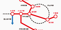 富士急ハイランドまでの路線図| キャステル | CASTEL ディズニー情報