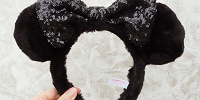 ディズニーふわモコカチューシャ（ブラック）| キャステル | CASTEL ディズニー情報