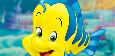 リトル マーメイドのフランダー 魚の種類やアリエルとの関係は