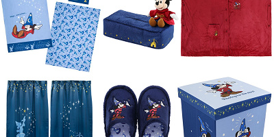【11/16発売】ディズニーファンタジアミッキーのホームグッズ全9種類まとめ！掛ふとんカバーや着る毛布、ルームシューズなど！