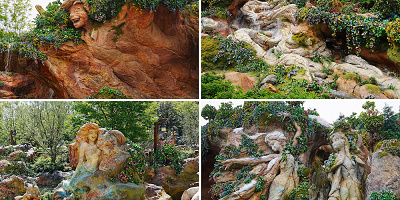 ファンタジースプリングスのロックワークに隠れたキャラクターを見つけよう！岩で再現された映画シーンとは？