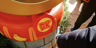 USJドンキーコングエリアのパワーアップバンド遊び方！スタンプ&コイン集めの場所を紹介！