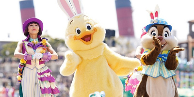【うさピヨ】ハーバーグリーティングに期間限定登場！ディズニーシーのイースターキャラクターまとめ！