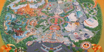 【ディズニーランドの地図】新エリアの場所は？7つのテーマランドをわかりやすく解説！