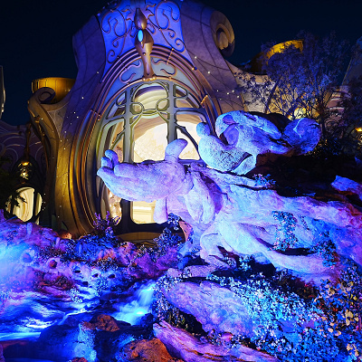 ファンタジースプリングスの夜景