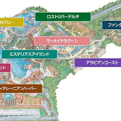 ディズニーシーのマップ