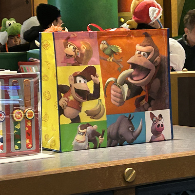 ドンキーコングキャラクターのお土産袋