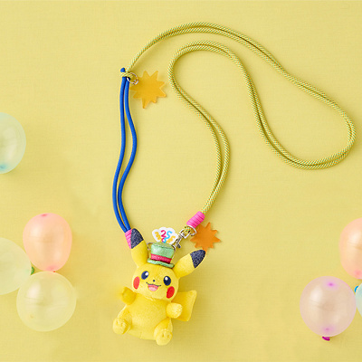 ピカチュウショルダーストラップ付きマスコット