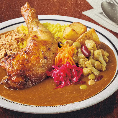 チキンレッグカレー・プレート