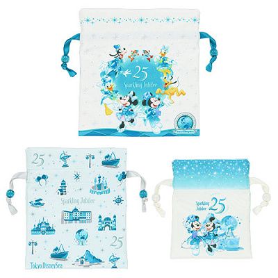 きんちゃくセット(ディズニーシー25周年グッズ)