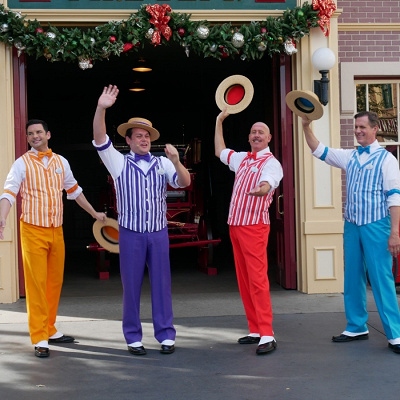 カリフォルニア・アナハイムディズニーランドリゾートのショー：ザ・ダッパー・ダンズ