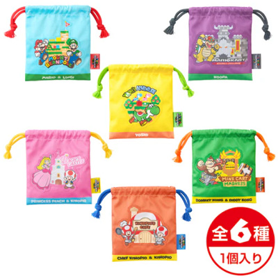 マリオエリア5周年コレクタブル巾着