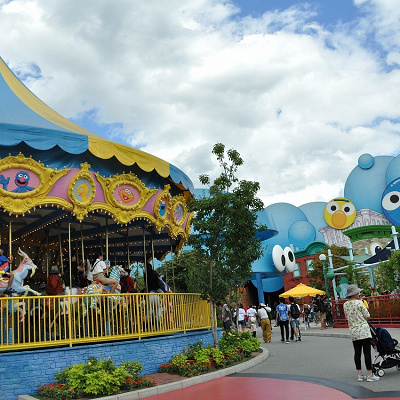 セサミストリート・ファン・ワールドの入口