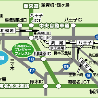 電車で相模湖のイルミネーションに行く方法