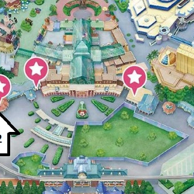 ディズニーシーのパーク外トイレマップ キャステル Castel ディズニー情報