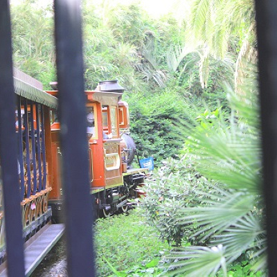 この車庫が見えて来たらもう少し キャステル Castel ディズニー情報