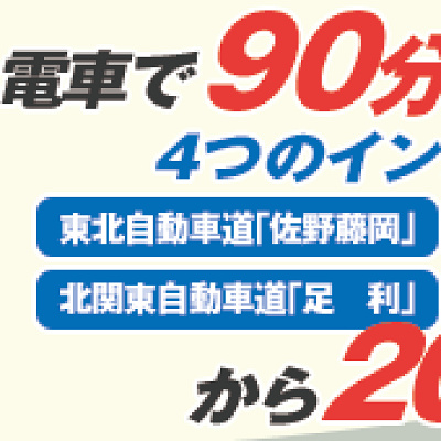 足利フラワーパークへのアクセス