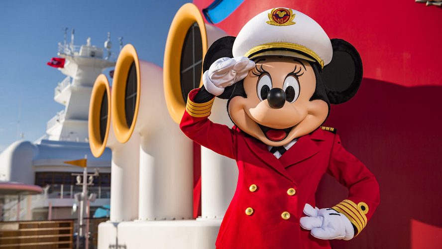 ディズニークルーズ キャプテン ミニーマウスが登場 新船長と豪華客船の旅に出