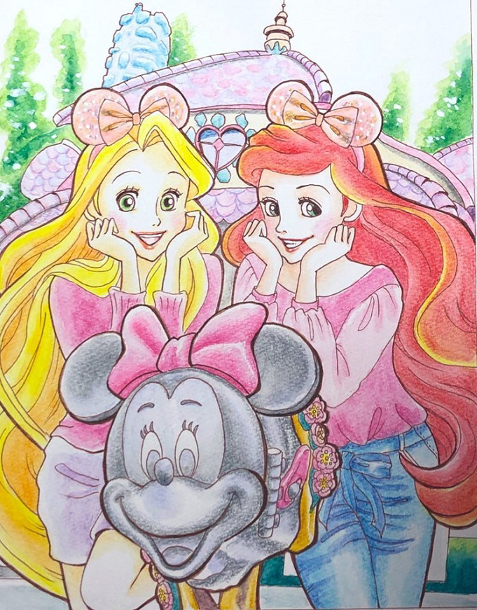 簡単 ディズニープリンセスのイラストの描き方 上級者のイラスト集 活用法も