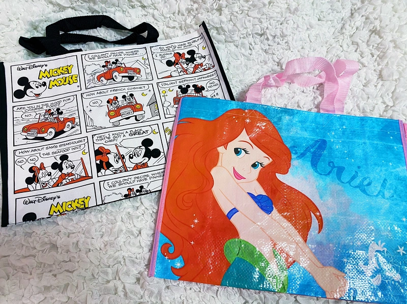 ディズニーの袋 お買い物袋 ショッピングバッグまとめ 種類 販売場所 値段など 再利用方法も