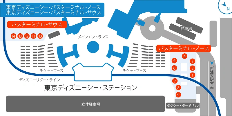 ディズニー直通バス一覧 ディズニーランド ディズニーシーに直通バスで行こう