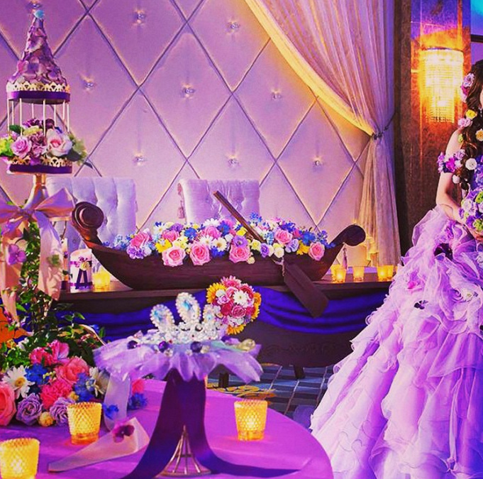 ディズニー風結婚式を成功させたみんなのアイデア集 プリンセスのウェディングドレスやブライダルネイル ウェディングケーキも