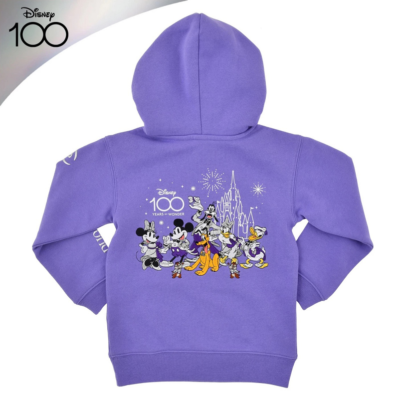 ディズニーストアで買えるディズニー創立100周年記念グッズ ミッキー フレンズ キッズ用パーカー キャステル Castel ディズニー情報
