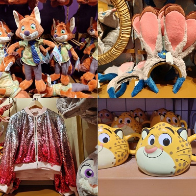 上海ディズニーランドのズートピアグッズ
