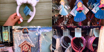 【香港ディズニー】アナ雪グッズ全179種類まとめ!エリア限定のカチューシャやぬいぐるみ、お土産お菓子の値段と販売場所!