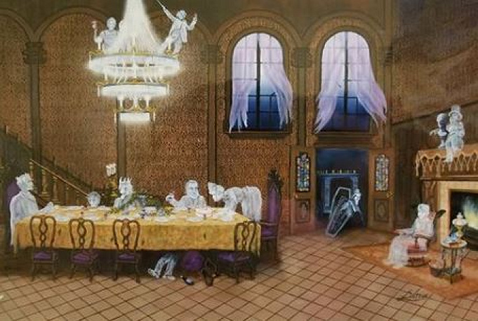 解明 ホーンテッドマンションの仕組み8選 天井の首つり 廊下 伸びる絵はどうなってる