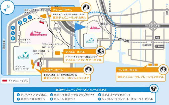 ディズニーウェルカムセンター完全ガイド ホテル宿泊者は舞浜駅で荷物預け チケット購入